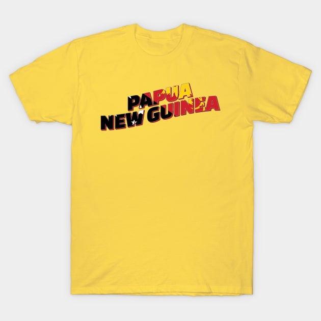 Papua New Guinea Vintage style retro souvenir T-Shirt by DesignerPropo